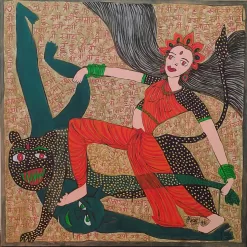 Durga Mata (Gond Art)