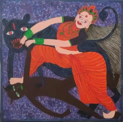 Durga Mata (Gond Art)